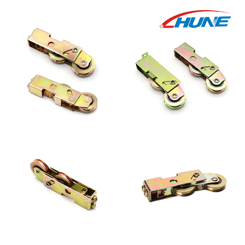 Wymiana rolek do drzwi przesuwnych w zestawie 2 sztuk, wymiana rolek tandemowych do drzwi przesuwnych z moskitierą do drzwi szklanych