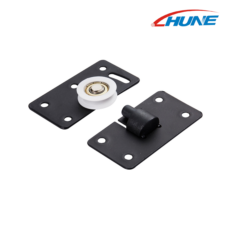 Okucia do szafy Szafka meblowa Regulowana rolka do drzwi przesuwnych Nylonowa rolka przesuwna