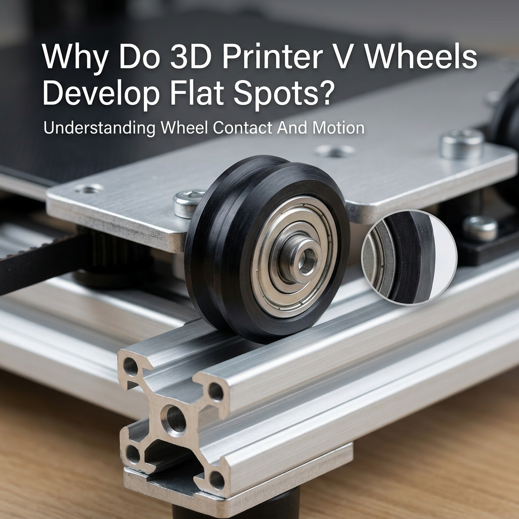  Dlaczego na kołach V drukarki 3D powstają płaskie plamy